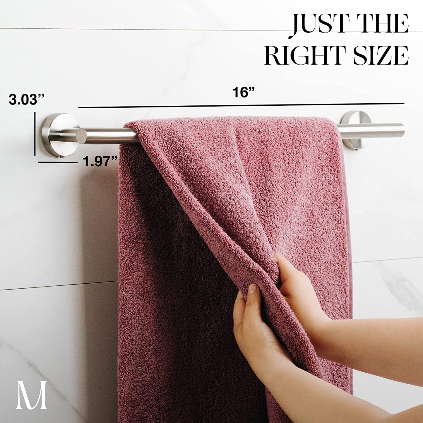 16-inch Bath Towel Bar