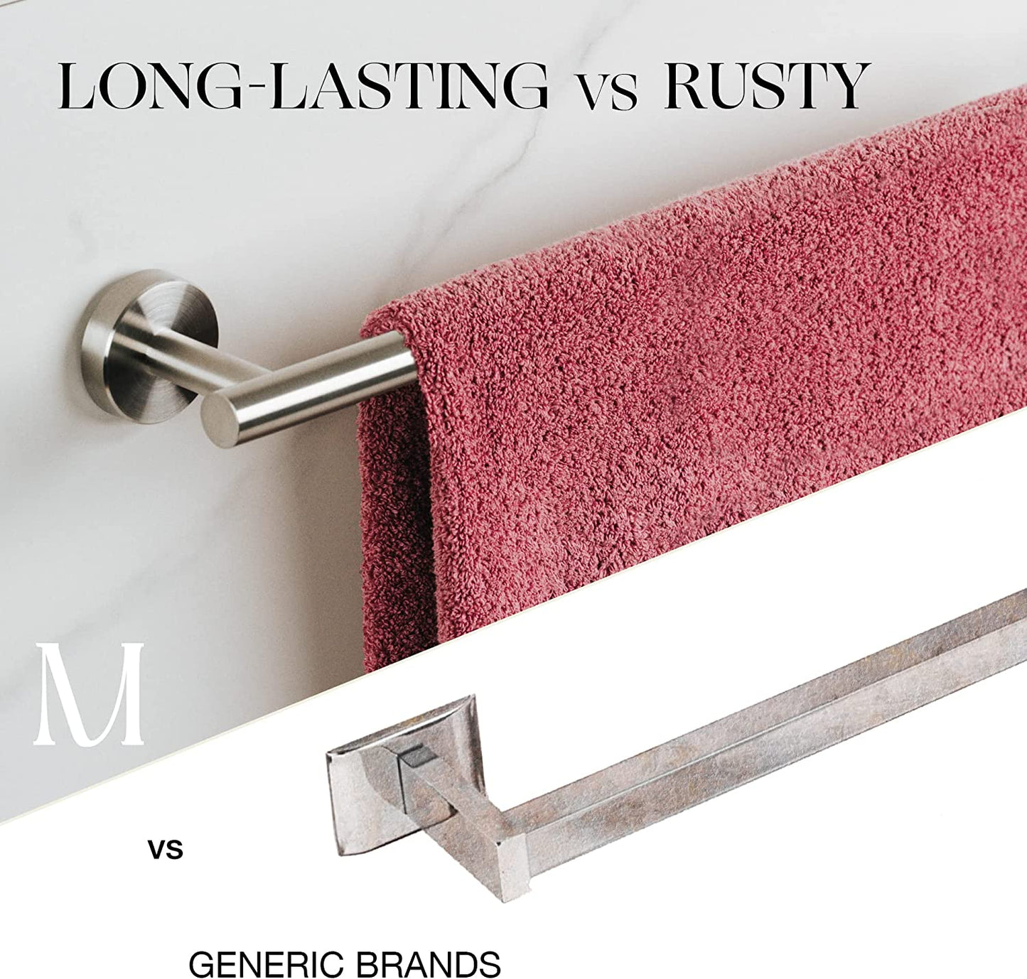 16-inch Bath Towel Bar