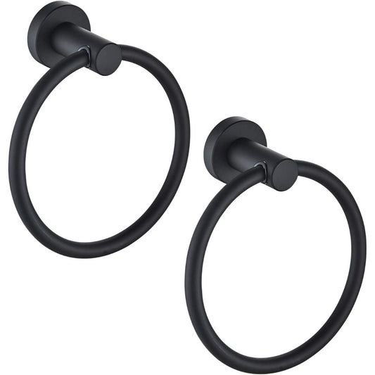 2 pack Towel Holders for Bathrooms - Hand Towel Ring