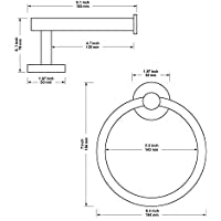 2 Piece Bathroom Hardware Set