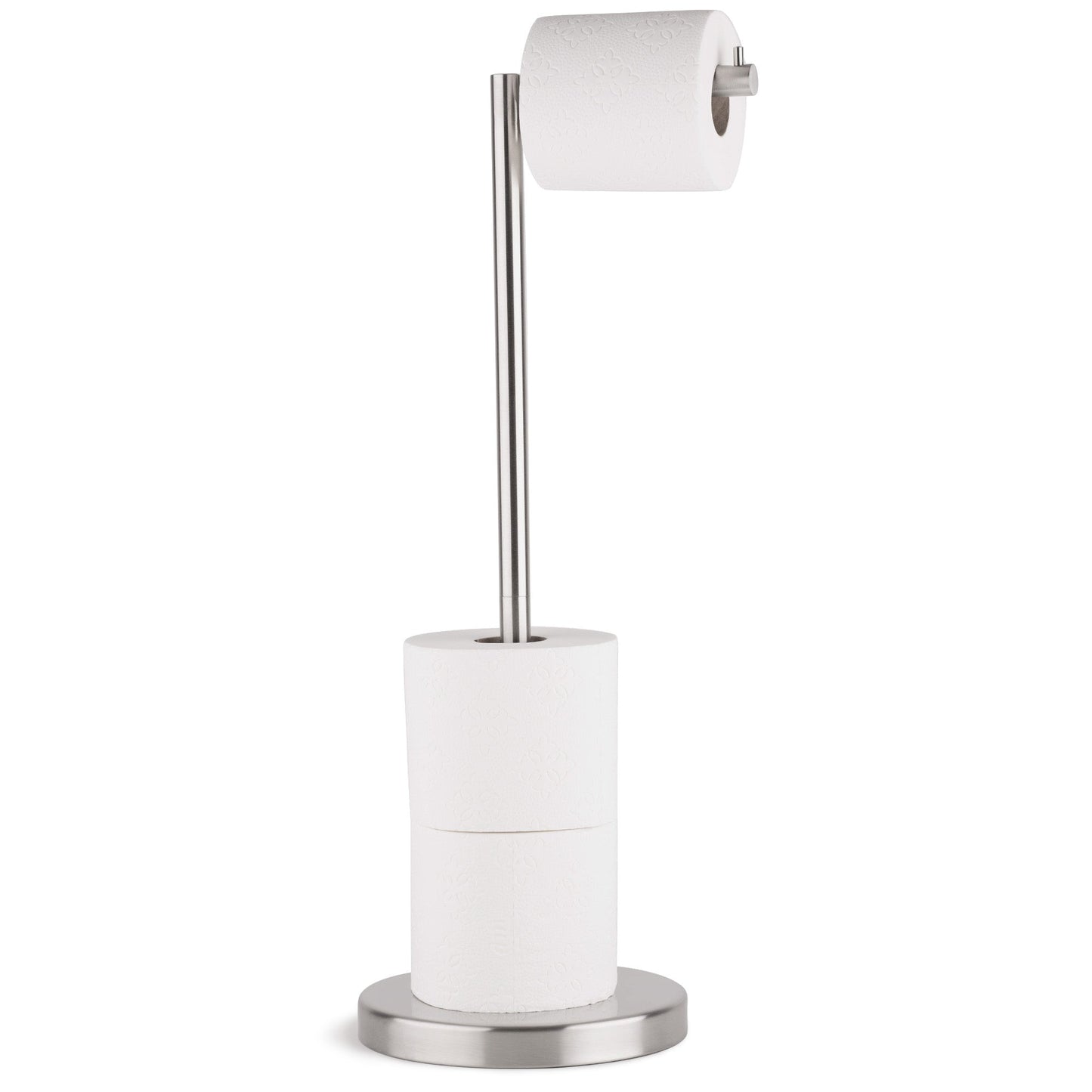 4 Rolls Storage - Free Standing Toilet Paper Holder Stand