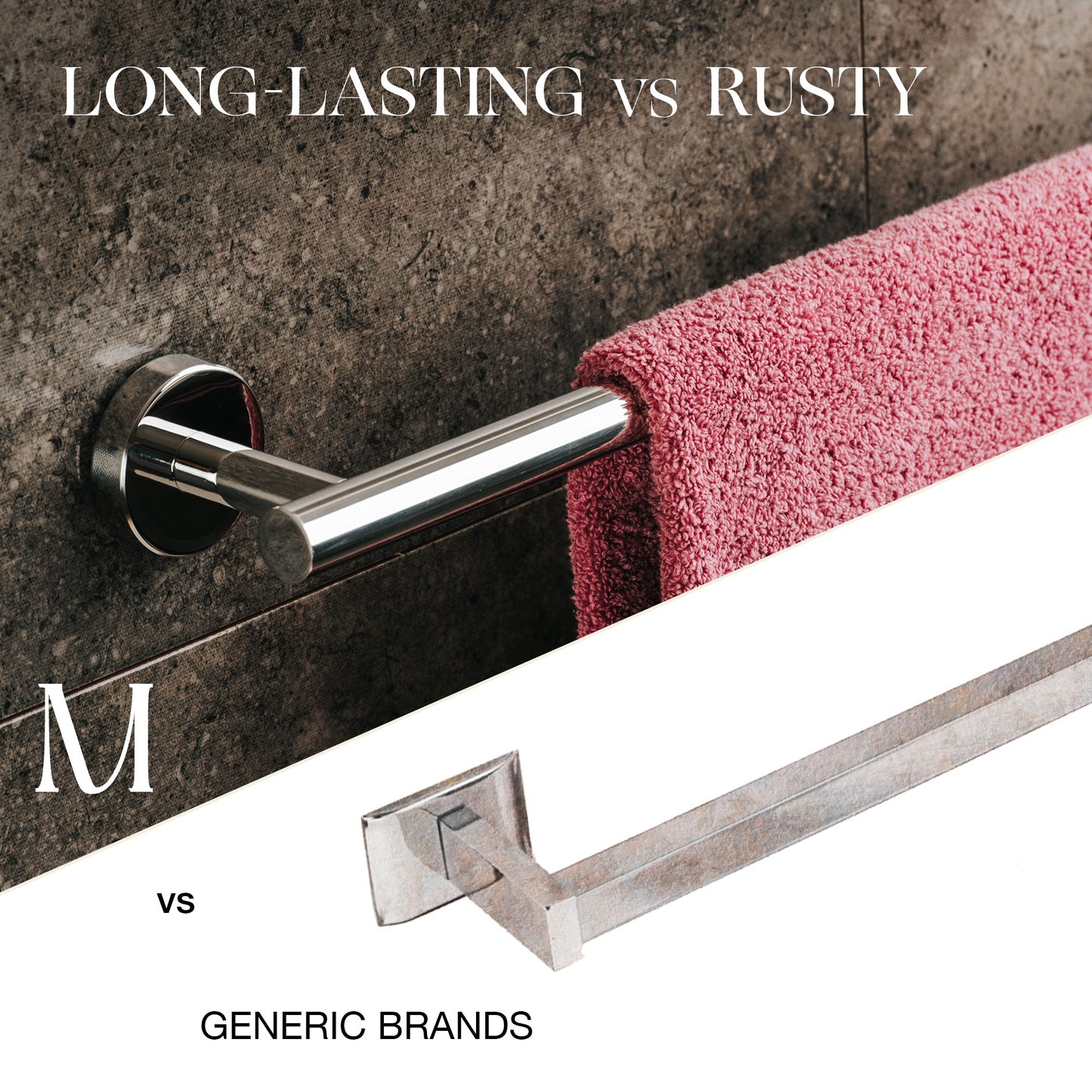 14-inch Bath Towel Bar