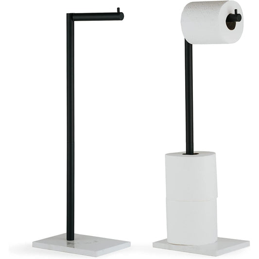 Free Standing Toilet Paper Holder Stand and Storage