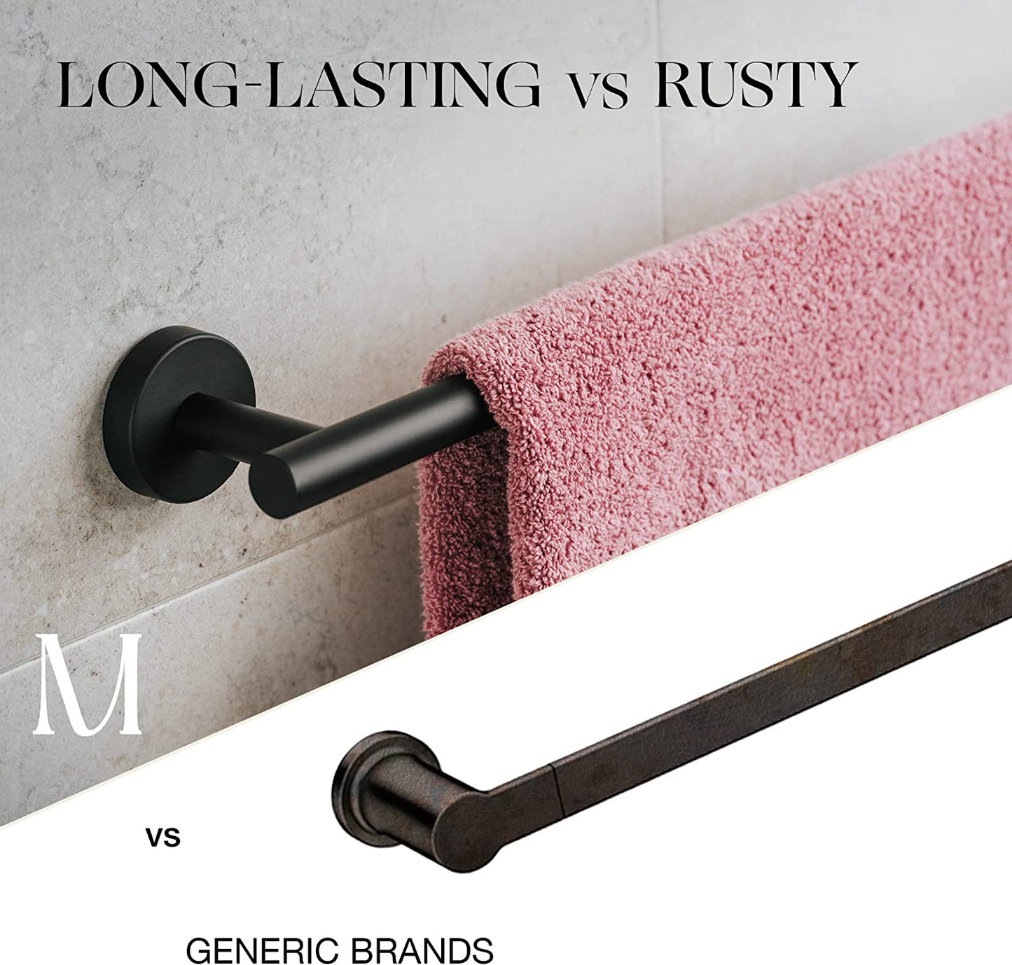 16-inch Bath Towel Bar