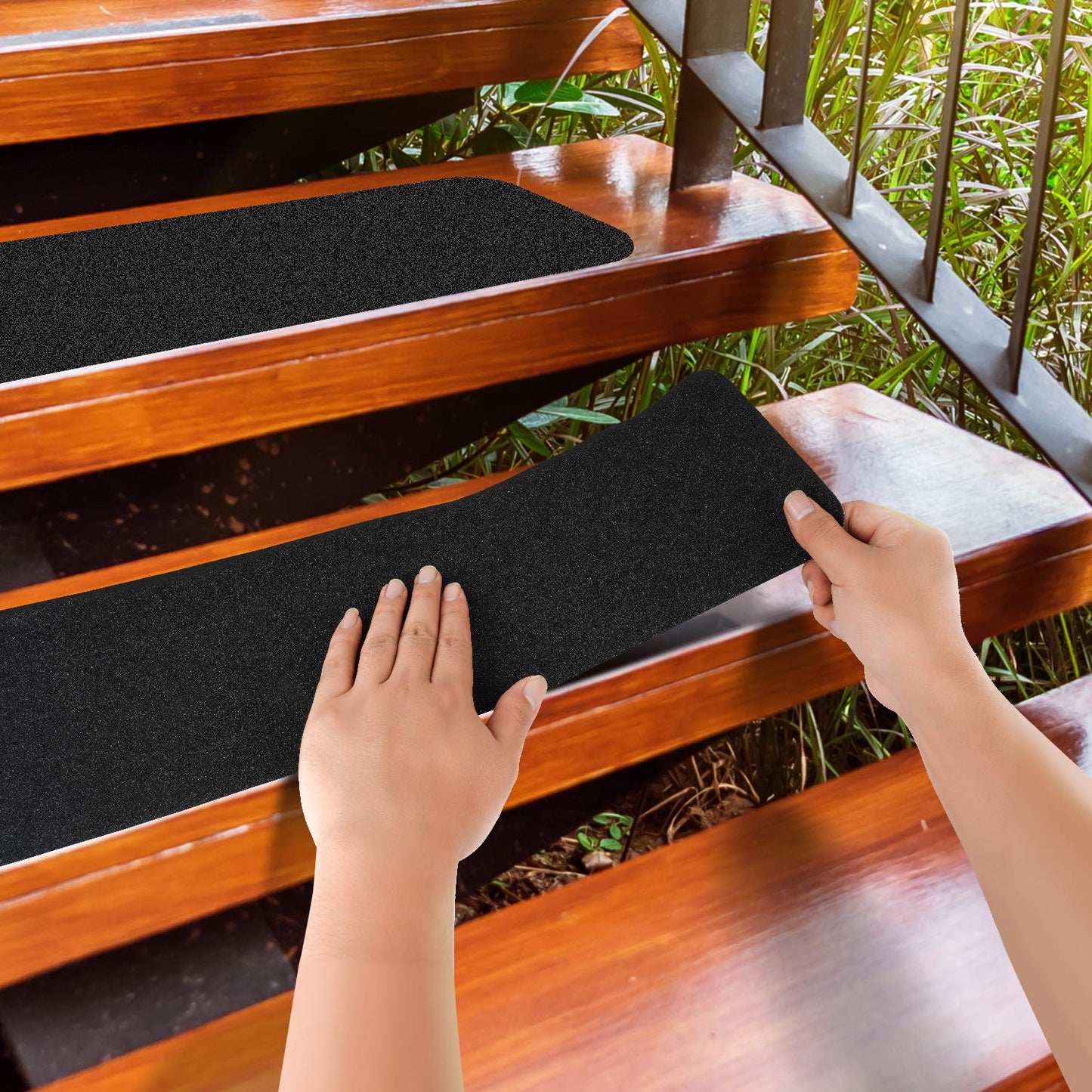 Pre-Cut Non-Slip Outdoor Stair Treads