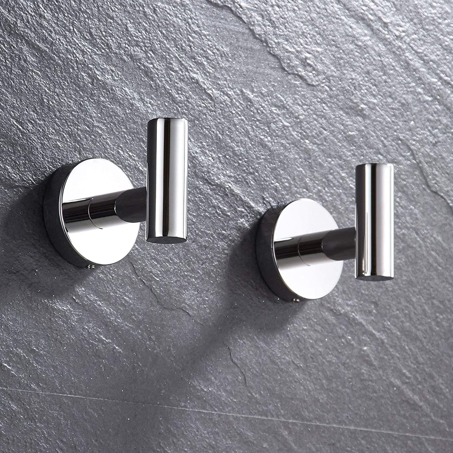 2 pack Hooks - Towel/Coat/Robe Hooks-Door Hanger Single Hook